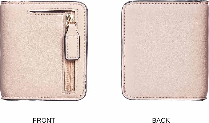 Gostwo Small Wallet for Women, Slim Bifold Credit Card Holder, Compact RFID Blocking Cash Wallet, Billfolds Thin Leather Zipper Pocket, Mini Wallet Gift for Ladies Teen Girls Travel with ID Window - Image 5