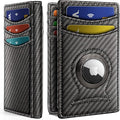 BULLIANT Magnetic Slim Leather Airtag Wallet Money Clip For Men 12Cards | RFID Blocking | Easy Access | Gift Boxed | Pocket Fit by BULLIANT