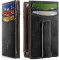 BULLIANT Magnetic Slim Leather Pocket Wallet Money Clip For Men 12Cards | RFID Blocking | Easy Access | Gift Boxed by BULLIANT
