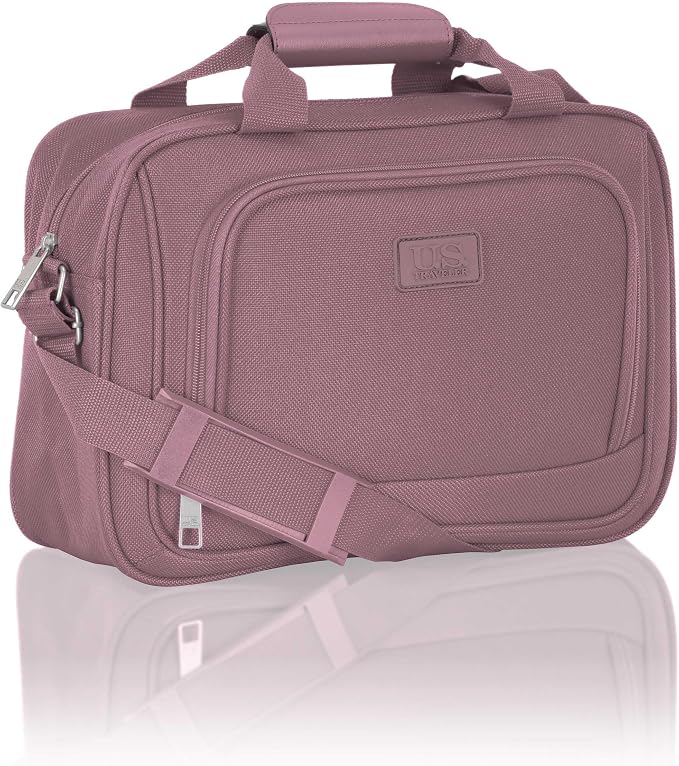 U.S. Traveler Rio 14" Travel Tote Bag, Lightweight 1200D Carry-On Bag for Women & Men by USTraveler