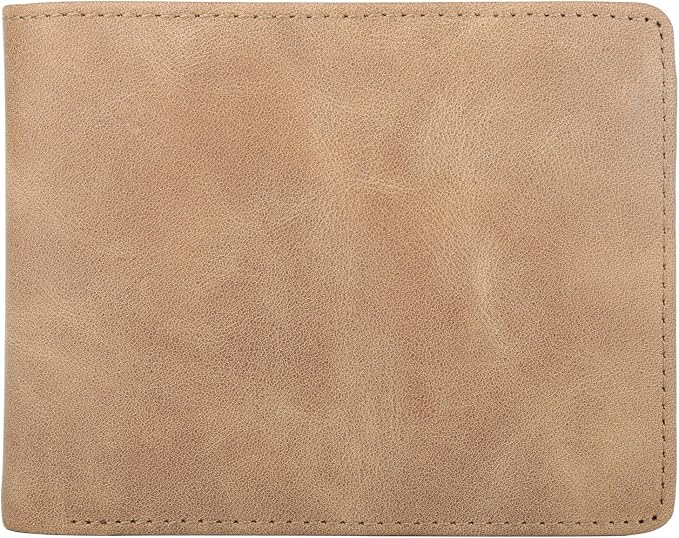 HIMI Wallet for Men-Genuine Leather RFID Blocking Bifold Stylish Wallet With 2 ID Window - Image 7