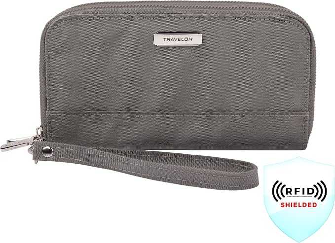 Travelon RFID Blocking Double Zip Wallet - Image 2