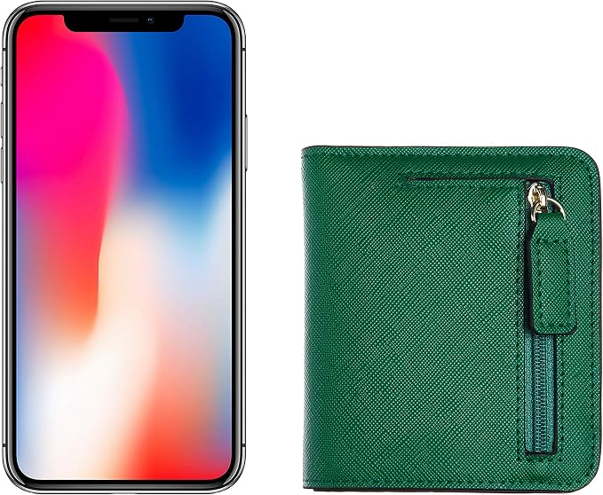 Toughergun Women’s Small Slim Leather Wallet with RFID Protection, Compact Bifold Mini Purse with Clear ID Window - Image 6