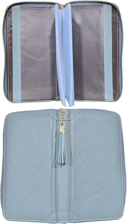 Easyoulife Credit Card Holder Wallet Womens Zipper Leather Case Purse RFID Blocking - Image 5