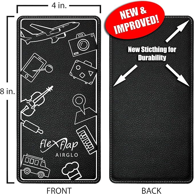 Flex Flap Cell Phone Holder & Flexible Tablet Stand for Airplane Travel, Desk, Bed, Treadmill - Essential Accessories & Cool Gadgets for Flying - Image 2