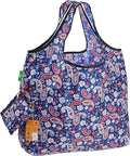 ECO CHIC Foldable Reusable Large Grocery Bags - Foldable Grocery Bags - Lightweight, Recycled & Reusable Shopping Bag - Waterproof, Packable Tote Fitting in Fine Grocery Bag Carrier by ECOCHIC