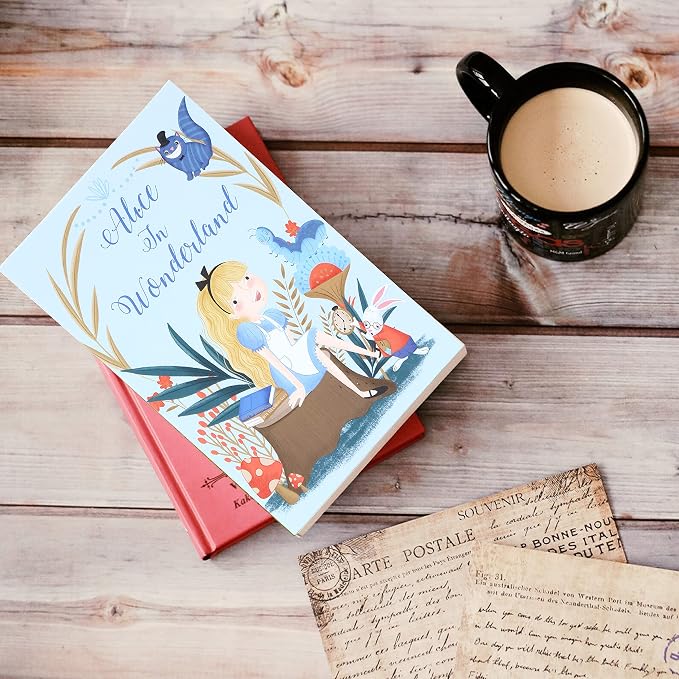 Alice in Wonderland Book Safe with Real Pages, Combination Lock Secret Box | Hidden safe box and hollow storage compartment for cash money. Decorative book box stash case for passport savings. - Image 8