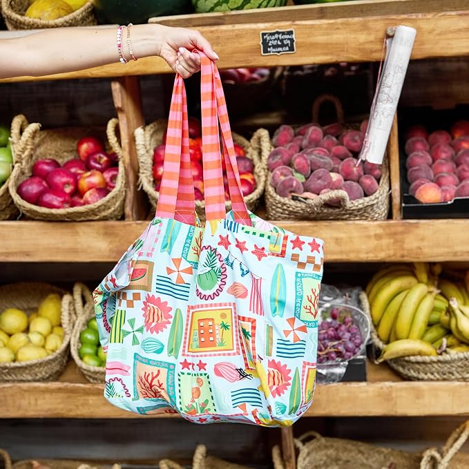 Dock & Bay Everyday Beach Tote Bag - Reusable Carrier Bag for Daily Use - Carries Up to 10kg - 100% Recycled Materials - Image 2