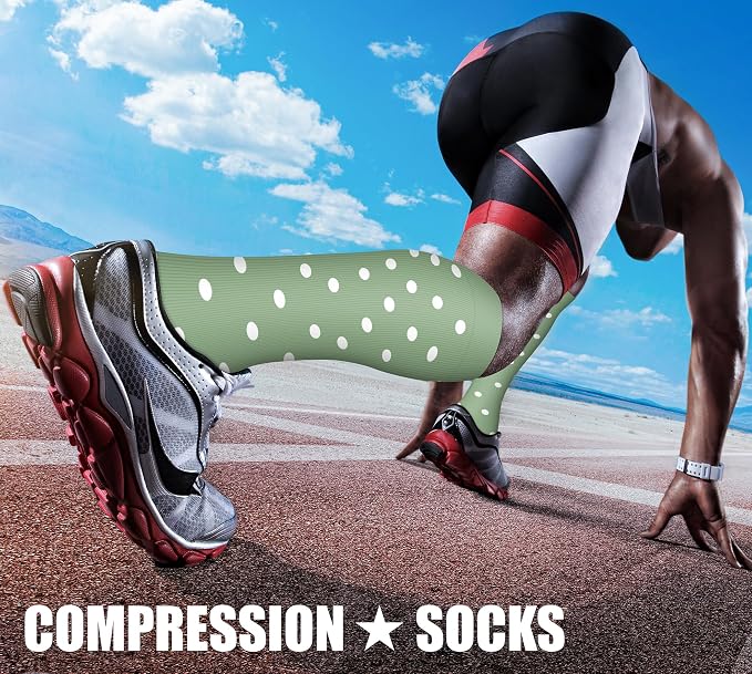 CHARMKING Compression Socks for Women & Men Circulation (3 Pairs) 15-20 mmHg is Best Support for Athletic Running Cycling - Image 3