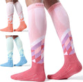 CS CELERSPORT 3/4 Pairs Compression Socks for Men Women Size 6-12 | Knee High Support Socks for Running Nurses Pregnancy Travel Daily Wear by CSCELERSPORT