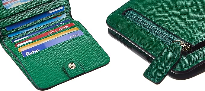 Toughergun Women’s Small Slim Leather Wallet with RFID Protection, Compact Bifold Mini Purse with Clear ID Window - Image 7