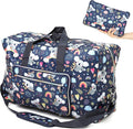 22" Foldable Large Travel Duffel Duffle Bag Sports Gym Tote Bag For Women Overnight Carryon Weekend Bag Shoulder Bag Water Resistant by Unknown