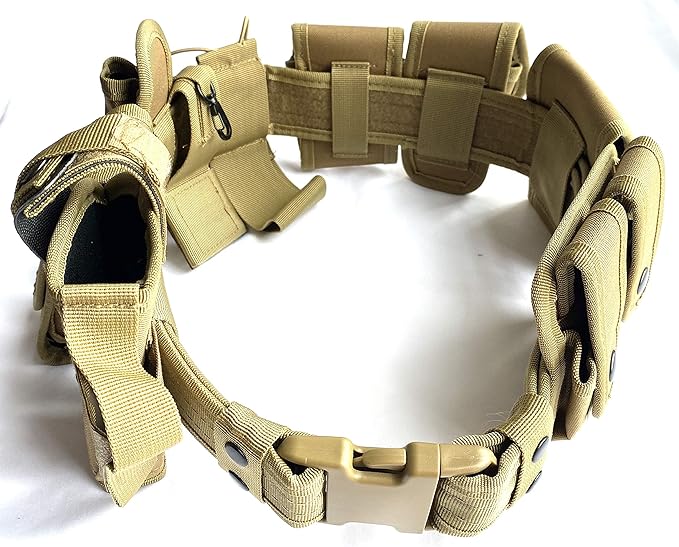 Police Security Duty Belt Modular Equipment Law Enforcement Hunting Game Versatile Utility Adjustable - Image 9