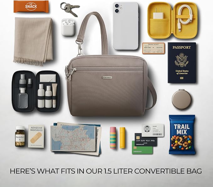 Travelon Anti-Theft Classic Convertible Crossbody & Waist Pack - Image 6