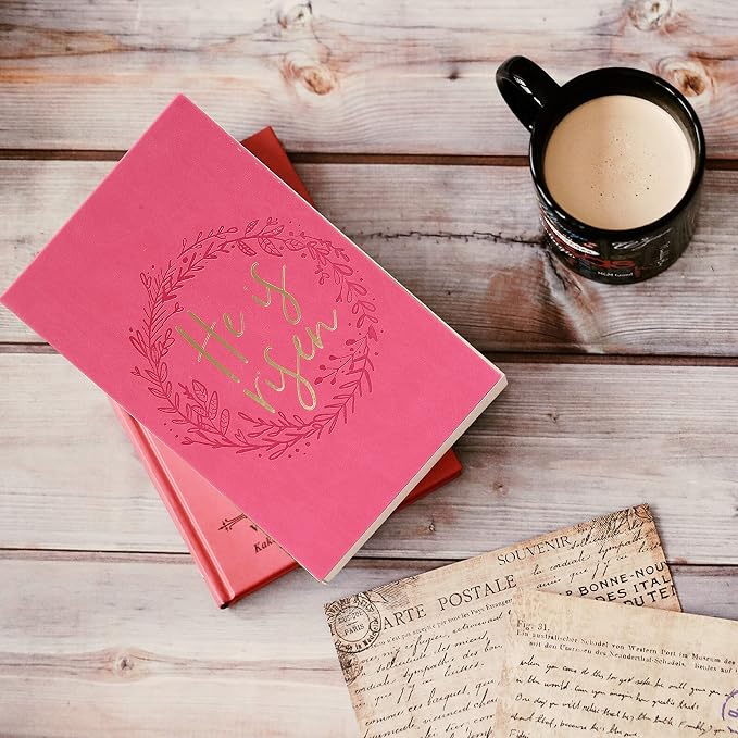 He is risen Leather Cover Real Pages Book Safe with Key Lock,Large Lock box,Hidden Safes for Money Diversion safe box - Image 4