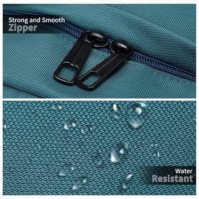 Laptop Backpack for Men & Women 15.6 Inch Office Anti Theft, Blue | Small Work Backpack Water Resistant with Luggage Strap Theft Proof Sleek Backpack Oxford Material for Commute, Work, Travel - Image 5