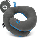 BCOZZY Kids Travel Neck Pillow (3-7 Y/O)- Patented Soft Toddler Pillow for Head & Chin Support in Car Seat, Airplane, and Road Trip Sleeping. Adjustable Size. Fully Washable. Carry Bag. Small, Gray by BCOZZY
