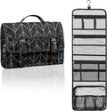 PAVILIA Travel Hanging Toiletry Bag for Women Men, Large Capacity Makeup Bag Kit, Waterproof Cosmetic Storage Organizer Case for Bathroom Shower by PAVILIA