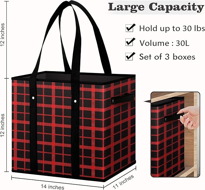 Reusable Grocery Bags 2 Pack, Foldable & Water Resistant Shopping Bags | Large Grocery Tote Bag Water Resistant Shopping Bags Foldable Grocery Bag for Clothes,Shoes and Picnic - Image 5