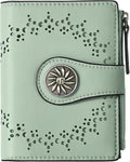 Tipmile Small Wallet for Women Bifold RFID Blocking Card Holder Leather Wallets with Zipper Coin Pocket by Tipmile