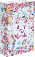 Alice in Wonderland Diversion Safe with Real Pages, Combination Book Safe | Hidden safe box and hollow storage compartment for cash money. Decorative book box stash case for passport savings. by Ulixu
