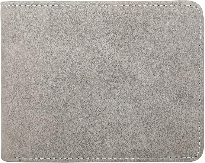 HIMI Wallet for Men-Genuine Leather RFID Blocking Bifold Stylish Wallet With 2 ID Window - Image 7