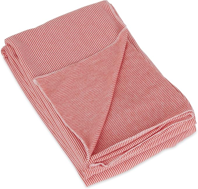 Bucky Jersey Stripe Comfort Travel Accessories, Blanket Scarf, Pink Stripe, One Size by Bucky