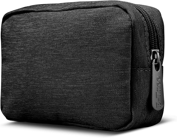 E-Tree Cute Small Pouch, Makeup Cosmetic Bag,Make up Bag for Purse,Toiletry Zipper Pouch,Tech Bag,Electronic Organizer Travel Case,Storage Pouches for Organization Black - Image 7