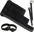 120 PCS 5/6/8 Inch Reusable Cable Ties for Cords – Data Cable Organizer Ties – Cord Wraps for Charging Cords – Electrical Wire Straps, Black by ARMIZ
