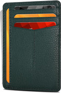 Oak Leathers Minimalist Slim Leather Wallet - RFID Card Holder by OakLeathers