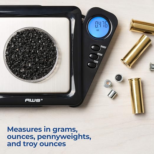 American Weigh Scales Blade Series Digital Pocket Gram Scale 1000g x 0.1g | Precision Mini Scale 0.1g Accuracy, Pocket Scale for Kitchen, Gold, Gems & Coin Scale, Smart Digital & Compact Scale - Image 4