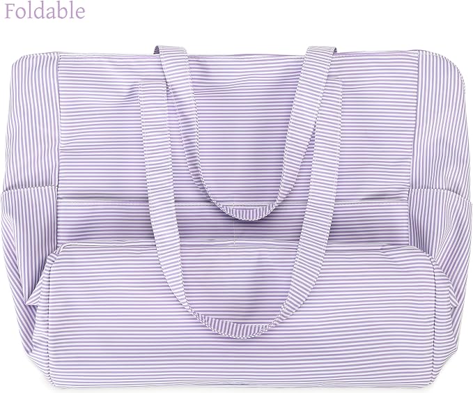 LEDAOU Large Beach Bag for Women, Waterproof Sandproof Tote Bag with Zipper | 36L Pool and Swim bag with Zipper, Wet/Dry pocket and 7 Pockets for Beach Days, Cruises, Vacations and Family travel - Image 8