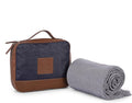 Threadmill Viscose Travel Blanket, Grey, 50x75 in, Soft Throw | 100% Viscose, 50x75 in, OEKO-TEX Certified, Machine Washable by ThreadmillHomeLinen