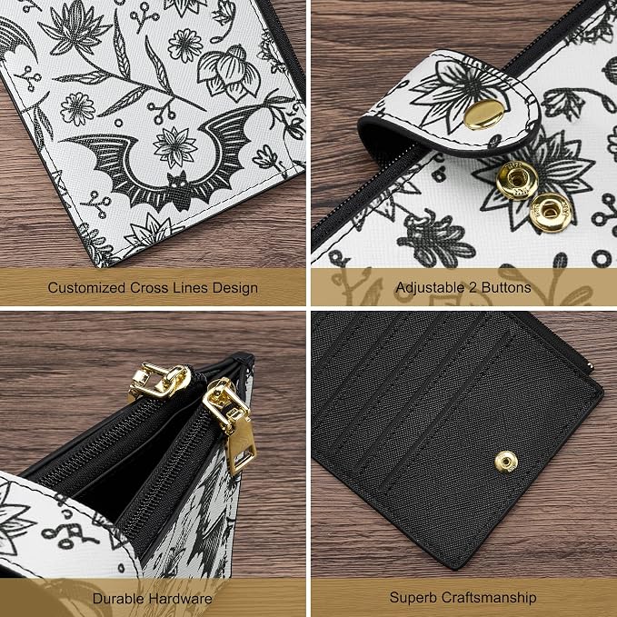 Travelambo RFID Wallet Women Large Size Bifold Multi Card Wallet Case with Zipper Pocke Credit Card Holder for Women - Image 6