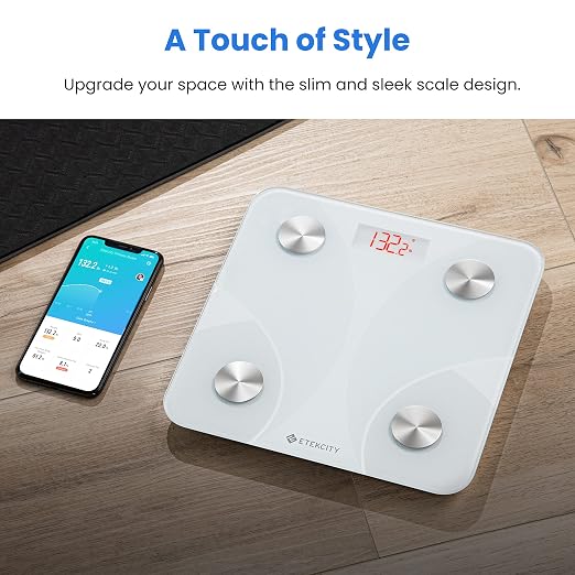 Etekcity Smart Scale for Body Weight, Body Fat, Water Weight, White, 400 lb - Image 12