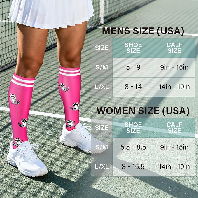 Acture 6 Pack Compression Socks for Women and Men - Knee High for Medical, Running, Nurses, Travel - Image 3