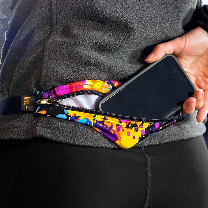 SPIbelt Running Belt Original Monochromatic for Women Men, Phone Holder for Running, Running Fanny Pack, Holder for Phone, Running Waist Pack, Adjustable Waist, [Fits All Phones]. Matcha - Image 4