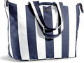Fit & Fresh All The Things XL Beach Bag for Women, Oversized Travel Tote | Zip Closure, 3 Interior Pockets, 1 Large Zip Pocket, Dual Carry Handles, Canvas Weekender - Pool, College, Laundry, Groceries by fitfresh