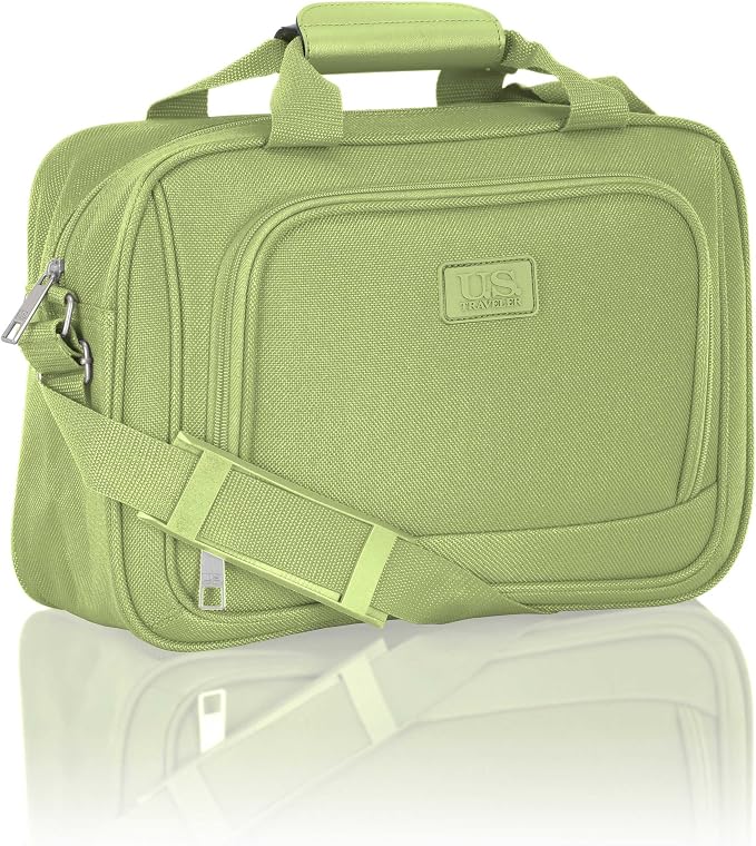 U.S. Traveler Rio 14" Travel Tote Bag, Lightweight 1200D Carry-On Bag for Women & Men by USTraveler