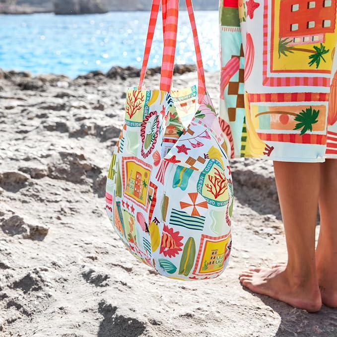Dock & Bay Everyday Beach Tote Bag - Reusable Carrier Bag for Daily Use - Carries Up to 10kg - 100% Recycled Materials - Image 8