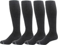 Dr. Motion 4 Pairs Men's Athletic Traveler Graduated Compression Knee High Socks by Dr.+Motion