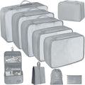 10 Pcs Set Packing Cubes - Travel Packing Organizers, Expandable Suitcase Organizer, Luggage Organizer Bags by WelcometoLUCDNC