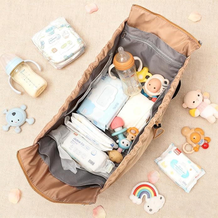Everyday Bag Tote for Women, Spacious Diaper Bag with 16 Pockets, Durable Travel Bag, Sleek Work Shoulder Bag - Image 3