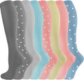 cerpite Compression Socks for Women & Men Circulation 8 Pairs Compression Socks 20-30 mmhg Best for Running,Nurse,Travel by Cerpitesportsstyles