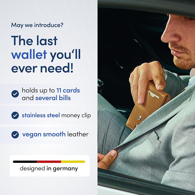 TRAVANDO Mens Wallet with Money Clip AUSTIN RFID Blocking Bifold Credit Card Holder for Men with Gift Box - Image 2