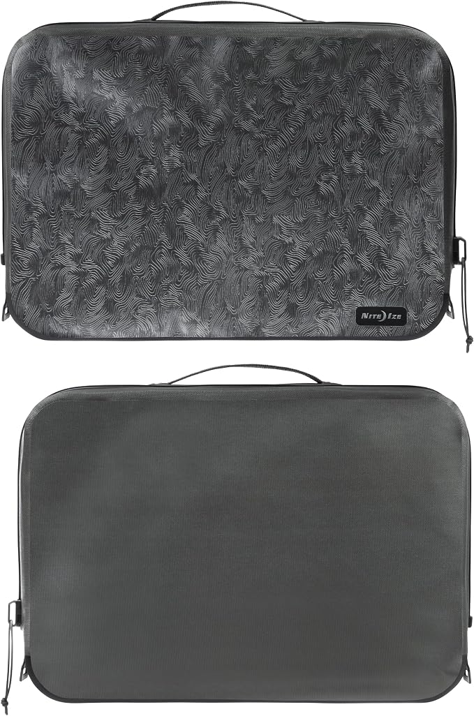 Nite Ize RunOff Waterproof Packing Cube - Waterproof Packing Cube for Travel - Dry Travel Bag with Compression - Charcoal, Large - Image 2
