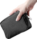 E-Tree Cute Small Pouch, Makeup Cosmetic Bag,Make up Bag for Purse,Toiletry Zipper Pouch,Tech Bag,Electronic Organizer Travel Case,Storage Pouches for Organization Black by E-Tree