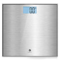 Etekcity Stainless Steel Digital Body Weight Bathroom Scale, 400 Pounds | Step-On Technology, Large Blue LCD Backlight Display, Grey 12x12 Inch, 1 Pack Accurate Bathroom Scale by Etekcity