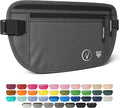 Vantamo Money Belt with RFID For Men & Women, Hidden Passport Holder for Travel, 2 Compartment Travel Fanny Pack for Women Anti Theft by Vantamo