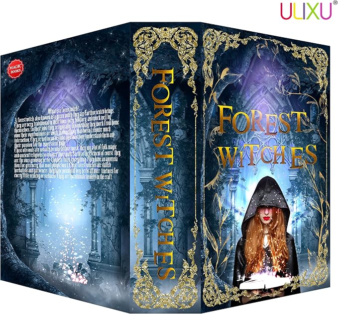 Forest Witches Book Safe Lock Box with Key, Vintage Hidden Book Safe with 2 Keys, Mystical Diversion Safe Box Secret Compartment Items for Cash, Passport and Home Security - Image 5